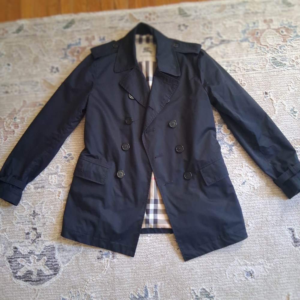 Burberry Navy Trench Coat